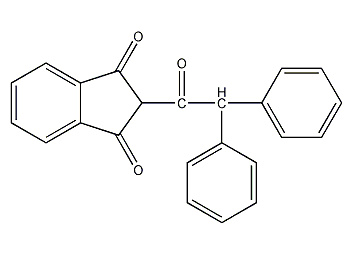 二茚酮結(jié)構(gòu)式